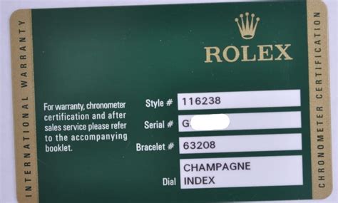 rolex warranty registration.